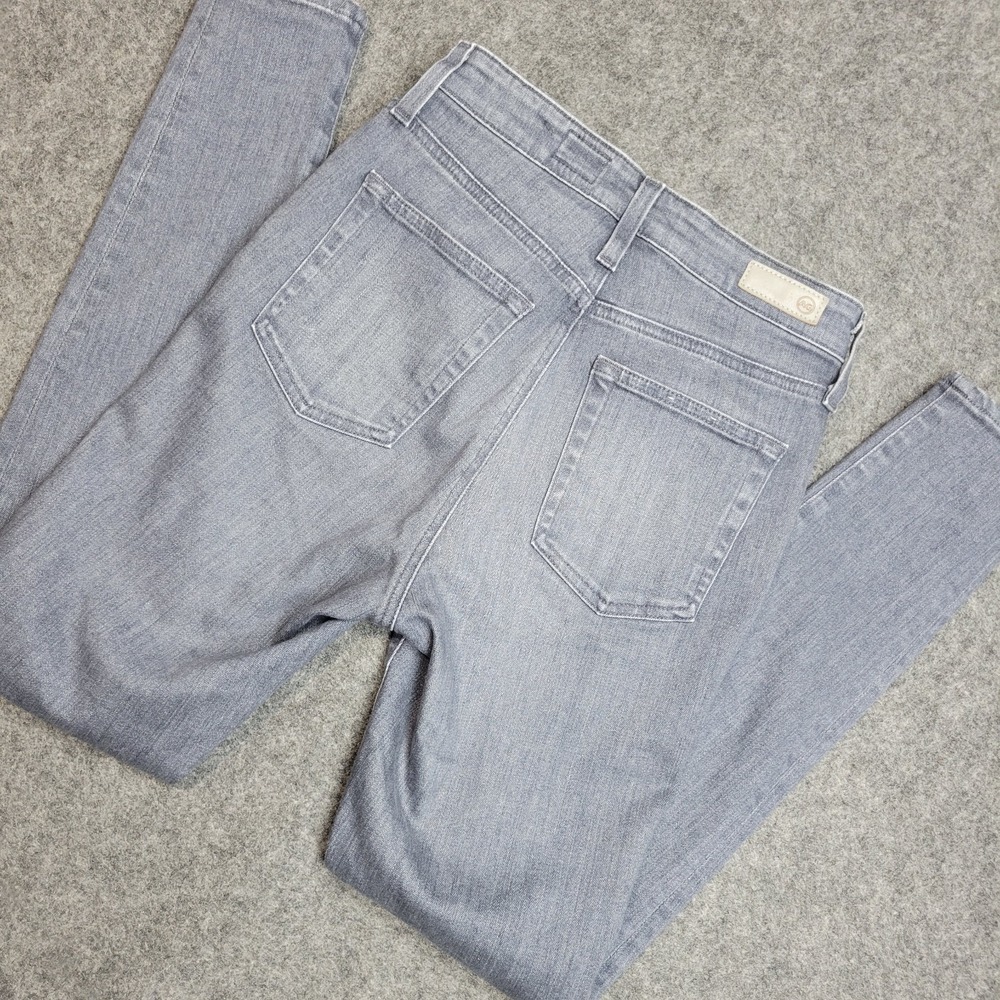 AG Adriano Goldschmied Jeans Womens 26R Gray Super High Rise Mila Ankle Skinny